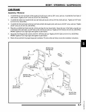 2005-2007 Polaris Ranger 500 service manual, Page 163