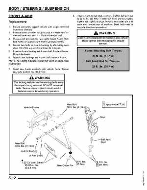 2005-2007 Polaris Ranger 500 service manual, Page 168