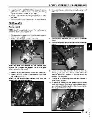 2005-2007 Polaris Ranger 500 service manual, Page 171