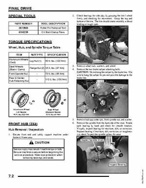 2005-2007 Polaris Ranger 500 service manual, Page 204