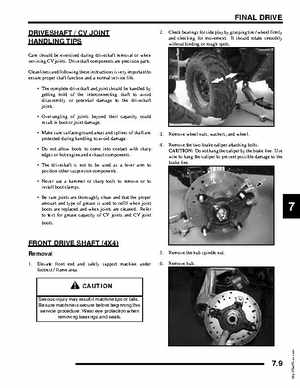 2005-2007 Polaris Ranger 500 service manual, Page 211