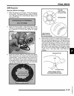 2005-2007 Polaris Ranger 500 service manual, Page 219