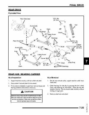 2005-2007 Polaris Ranger 500 service manual, Page 227