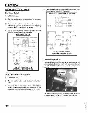 2005-2007 Polaris Ranger 500 service manual, Page 289