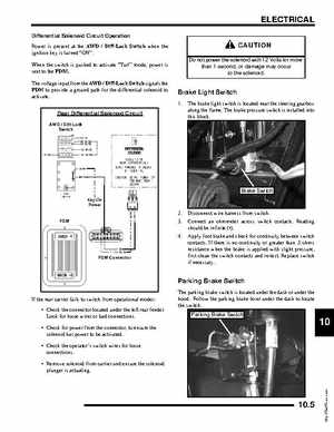 2005-2007 Polaris Ranger 500 service manual, Page 290