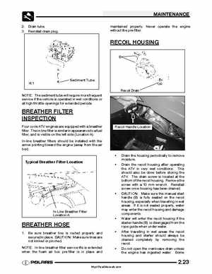 2005 Polaris Sportsman 400/500 Service Manual, Page 42