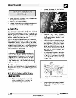 2005 Polaris Sportsman 400/500 Service Manual, Page 47