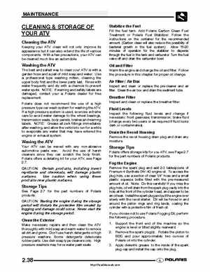 2005 Polaris Sportsman 400/500 Service Manual, Page 57