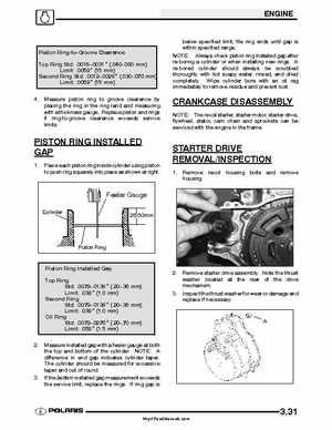 2005 Polaris Sportsman 400/500 Service Manual, Page 90