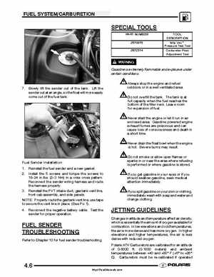 2005 Polaris Sportsman 400/500 Service Manual, Page 119