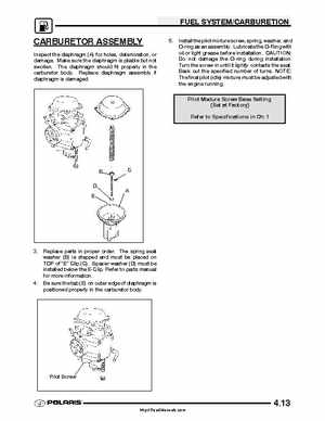 2005 Polaris Sportsman 400/500 Service Manual, Page 126