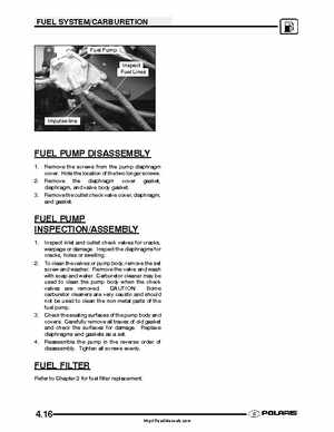 2005 Polaris Sportsman 400/500 Service Manual, Page 129