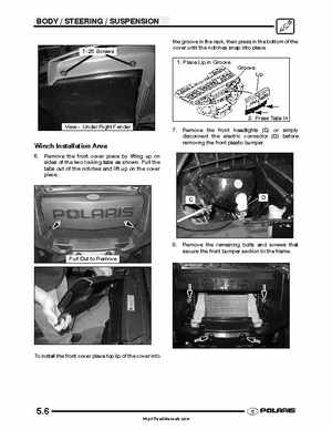 2005 Polaris Sportsman 400/500 Service Manual, Page 137