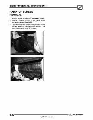2005 Polaris Sportsman 400/500 Service Manual, Page 141