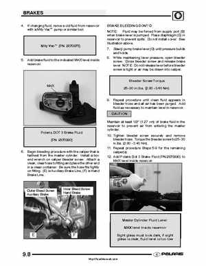 2005 Polaris Sportsman 400/500 Service Manual, Page 243