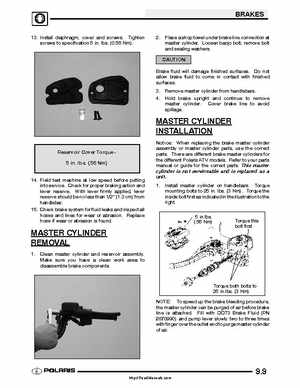 2005 Polaris Sportsman 400/500 Service Manual, Page 244