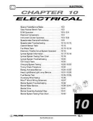 2005 Polaris Sportsman 400/500 Service Manual, Page 260