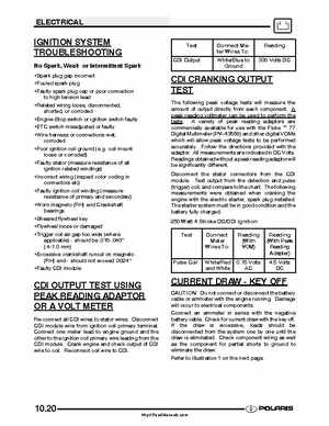 2005 Polaris Sportsman 400/500 Service Manual, Page 279