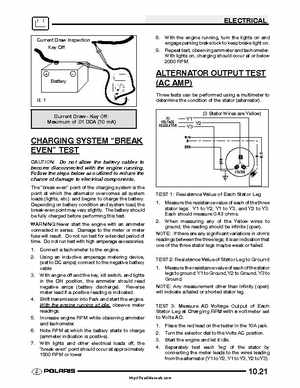 2005 Polaris Sportsman 400/500 Service Manual, Page 280