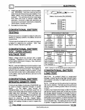 2005 Polaris Sportsman 400/500 Service Manual, Page 288
