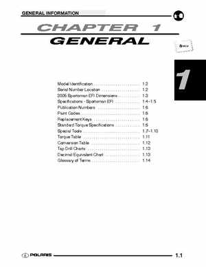 2005 Polaris Sportsman 700/800 EFI Service Manual, Page 5