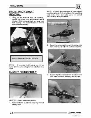 2005 Polaris Sportsman 700/800 EFI Service Manual, Page 192