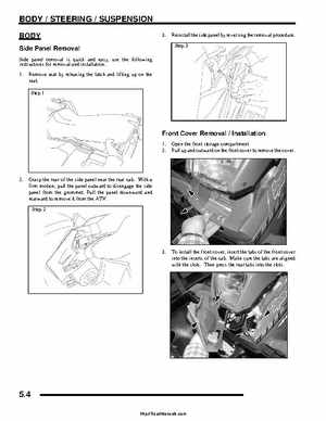 2007 Polaris Sportsman 700/800/800 X2 EFI Service Manual, Page 144