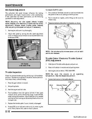 2008 Polaris ATV Outlaw 450/525 Service Manual, Page 24