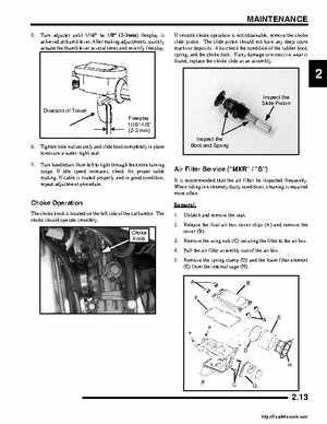 2008 Polaris ATV Outlaw 450/525 Service Manual, Page 25
