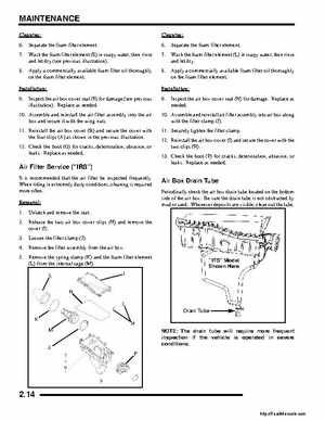 2008 Polaris ATV Outlaw 450/525 Service Manual, Page 26