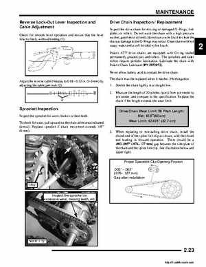 2008 Polaris ATV Outlaw 450/525 Service Manual, Page 35