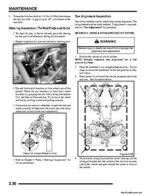 2008 Polaris ATV Outlaw 450/525 Service Manual, Page 42