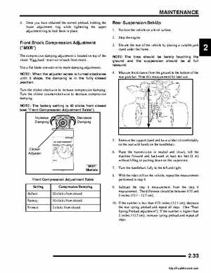2008 Polaris ATV Outlaw 450/525 Service Manual, Page 45