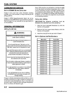 2008 Polaris ATV Outlaw 450/525 Service Manual, Page 62