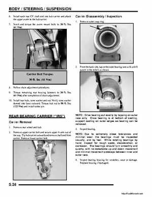 2008 Polaris ATV Outlaw 450/525 Service Manual, Page 88