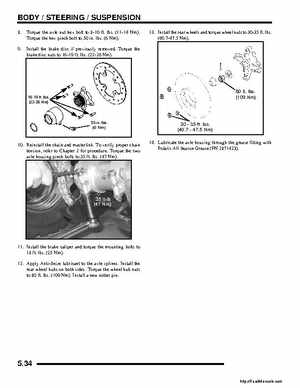 2008 Polaris ATV Outlaw 450/525 Service Manual, Page 98