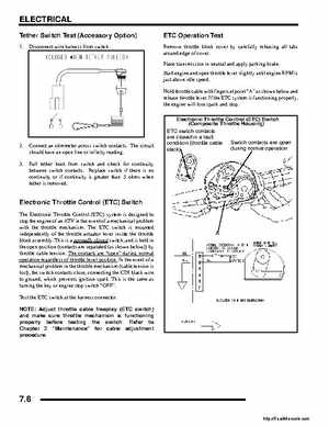 2008 Polaris ATV Outlaw 450/525 Service Manual, Page 162