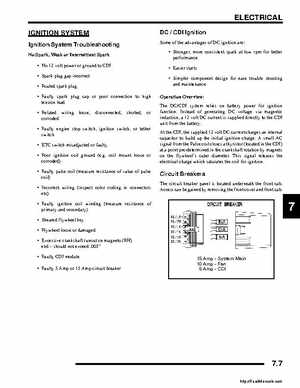 2008 Polaris ATV Outlaw 450/525 Service Manual, Page 163