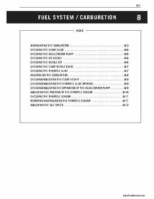 2008 Polaris ATV Outlaw 450/525 Service Manual, Page 245
