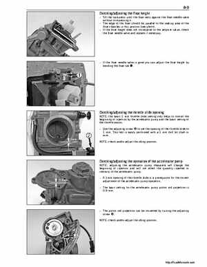 2008 Polaris ATV Outlaw 450/525 Service Manual, Page 255