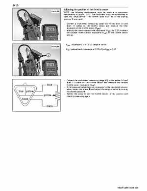 2008 Polaris ATV Outlaw 450/525 Service Manual, Page 256