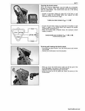 2008 Polaris ATV Outlaw 450/525 Service Manual, Page 257