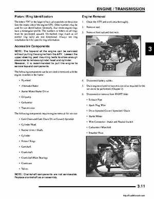 2008 Polaris ATV Predator 50, Sportsman Outlaw 90 Service Manual, Page 53