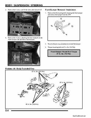 2008 Polaris ATV Predator 50, Sportsman Outlaw 90 Service Manual, Page 112