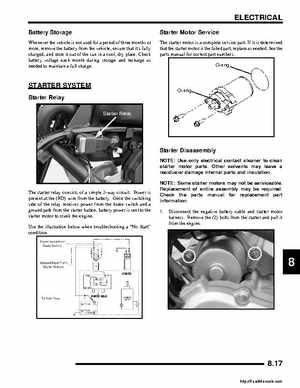 2008 Polaris ATV Predator 50, Sportsman Outlaw 90 Service Manual, Page 165