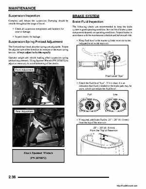2008 Polaris ATV Sportsman 300 400 H.O. Service Manual, Page 46