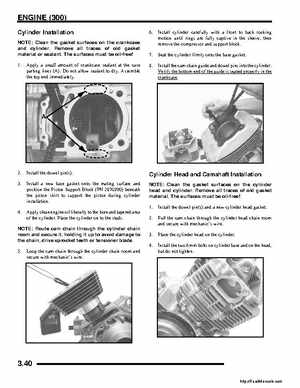 2008 Polaris ATV Sportsman 300 400 H.O. Service Manual, Page 86