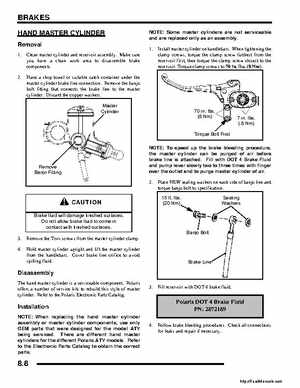 2008 Polaris ATV Sportsman 300 400 H.O. Service Manual, Page 178