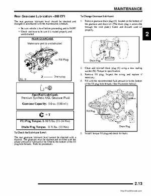 2008 Polaris Sportsman 700/800/700 X2 EFI Service Manual, Page 27