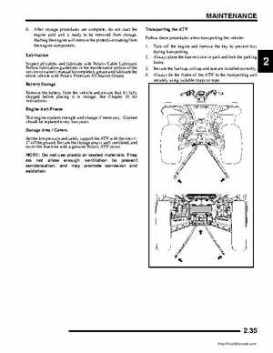 2008 Polaris Sportsman 700/800/700 X2 EFI Service Manual, Page 49